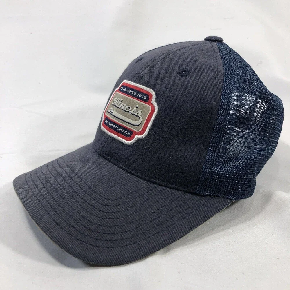 Illinois The Land of Lincoln Hat Cap by American Needle Adjustable One Size Fits